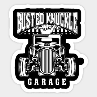 busted knuckles Sticker